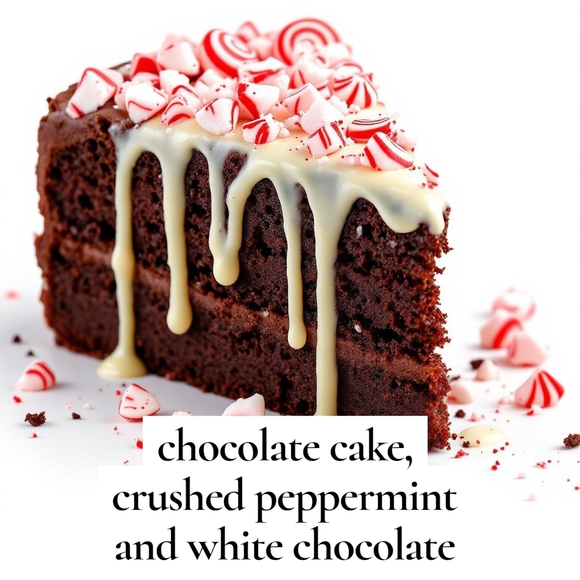 🍥🍫MILK Peppermint Bark Truffle Body Cream Shea Butter, Vitamin E, Aloe 8 oz - Picture 2 of 8